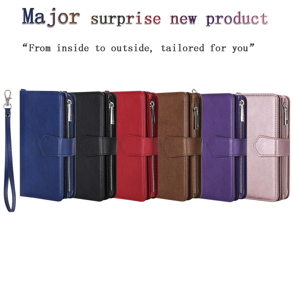 Leather Luxury Wallet Phone Bag Case for Samsung Galaxy S8 S9 S10 Note 10 Plus S10e Note 8 9 Flip Shockproof Book Cover Leather Luxury Wallet Phone Bag Case for Samsung Galaxy S8 S9 S10 Note 10 Plus S10e Note 8 9 Flip Shockproof Book Cover