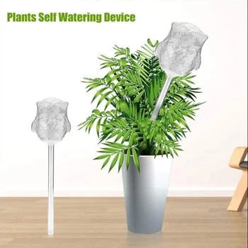 

Household Plant Flowers Automatic Watering Owl Shape Design Decorative Clear Transparent Glass Watering Facility