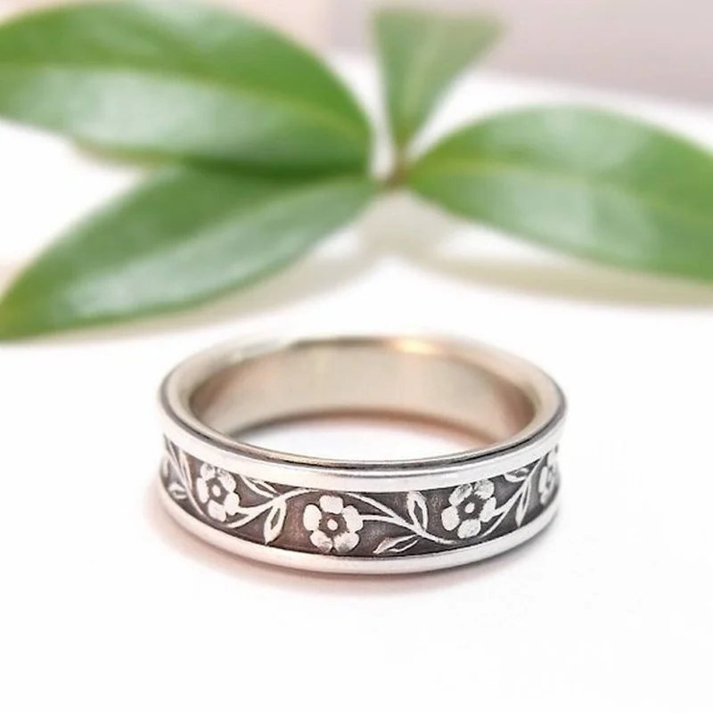 Couples Rings Finger Ring Wedding Rings Wedding Ring 2pcs Simple Fashionable Engagement Men And Women Size 6-11