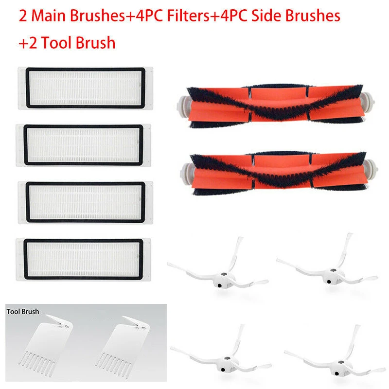 

Brush Filter For Xiaomi/Mi S50 S51/Roborock2 Vacuum Parts Accessories Home Household Cleaning Replacement Accessories