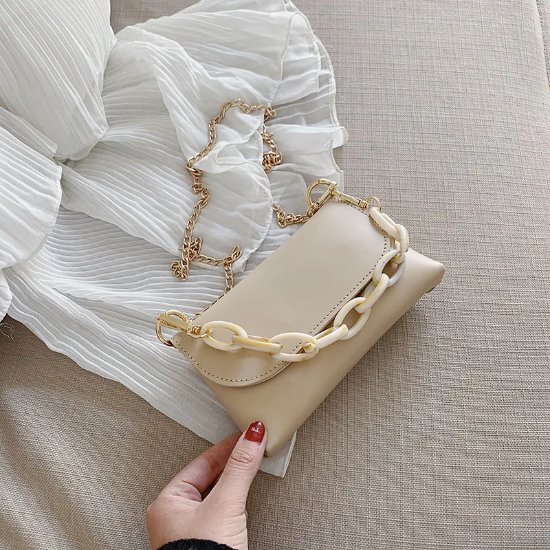 

High sense French niche small bag female 2020 new wave Korean version wild messenger bag chain fashion shoulder bag
