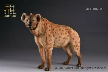 

Clearance! Alert Line 1/6 Spotted Hyaena Figure Southern African Wild Animal Model Hyena Toy Gift Collection for Adults Kids