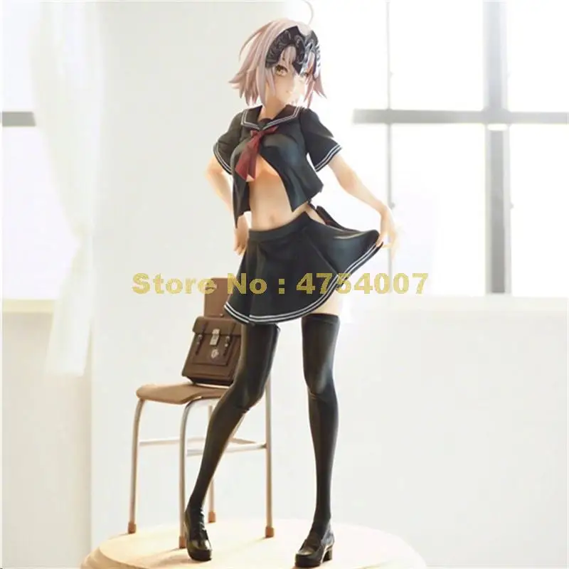 Аниме Судьба/Большой заказ альтер школьная форма черный матросский костюм ПВХ