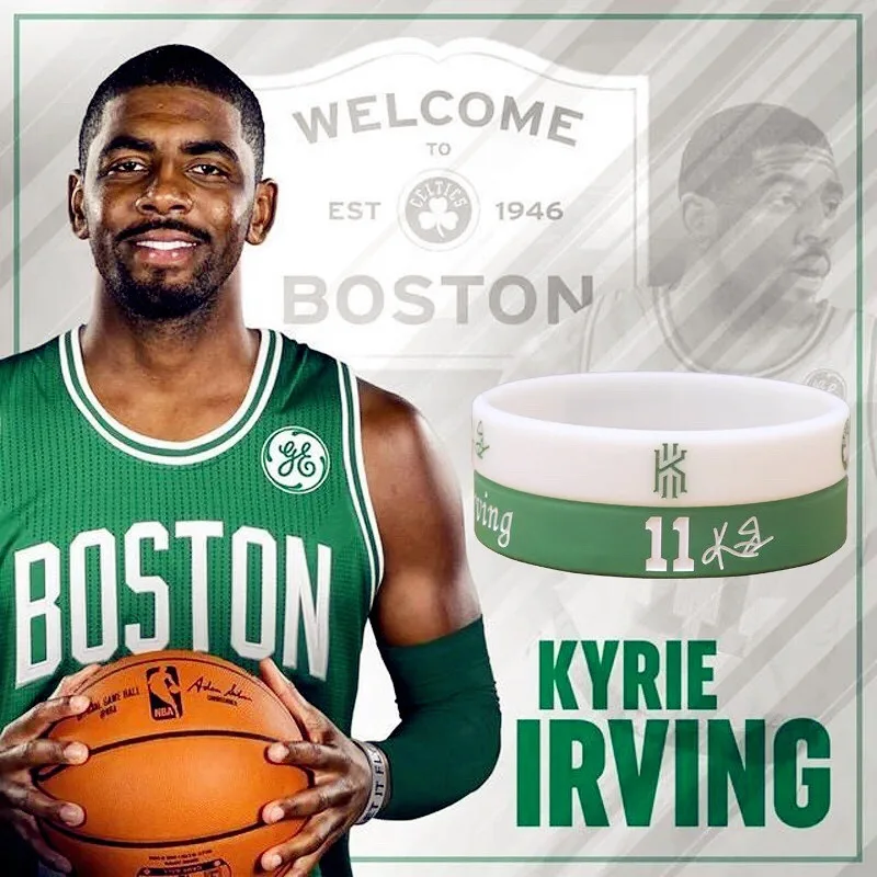 Самого ценного игрока NBA из команды Boston Celtics 11 Owen Подпись браслет петли для игры в баскетбол, обучение ночной Светильник ремешок на запястье