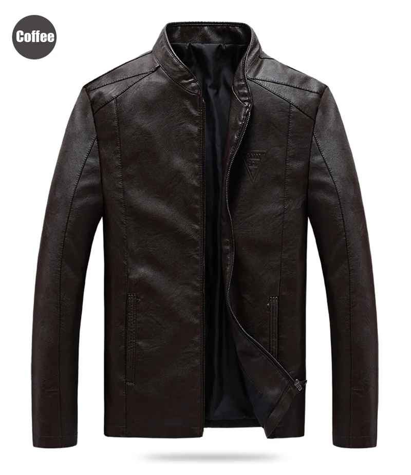 Мужские мотоциклетные Кожаные Куртки из искусственной кожи размера плюс M~ 7XL 8XL, Мужская Осенняя кожаная одежда, мужские повседневные пальто