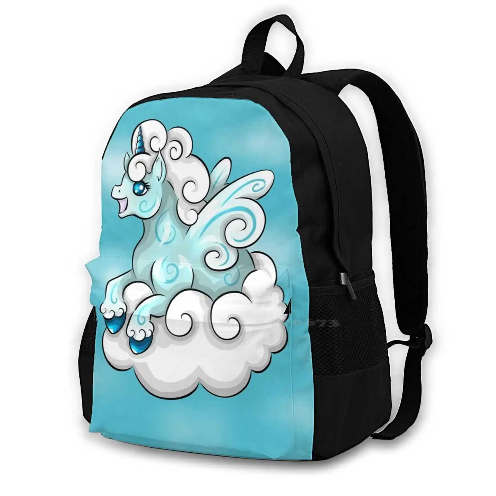 

Al Unicorn | Воздушный рюкзак с 3D-принтом, Повседневная сумка, единорог Пегас, милая лошадь, Маленький очаровательный мультяшный Чиби кавайный
