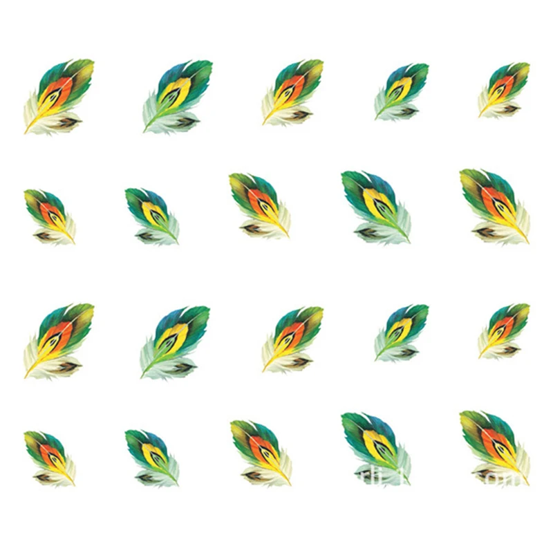 Профессиональная Красивая Временная наклейка для ногтей 50 листов смешанные с изображением цветов, переводные наклейки для декора ногтей маникюр ногтей Водные Наклейки