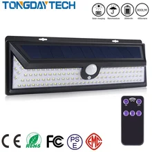 Солнечный 118 светодиодный PIR датчик движения огни на открытом воздухе IP65 водонепроницаемый Солнечный садовый свет лампы Luces Solares Para наружный аварийный