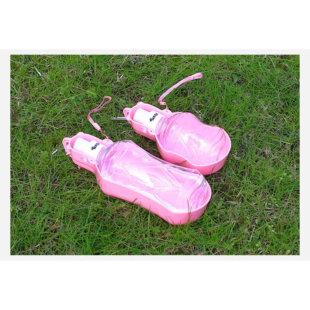 Foldable Plastic Pet Puppy Drinking Feeder Cup Portable Outdoor Travel Dog Cats Bowl 518ml and 280ml For Small Medium Large Dogs