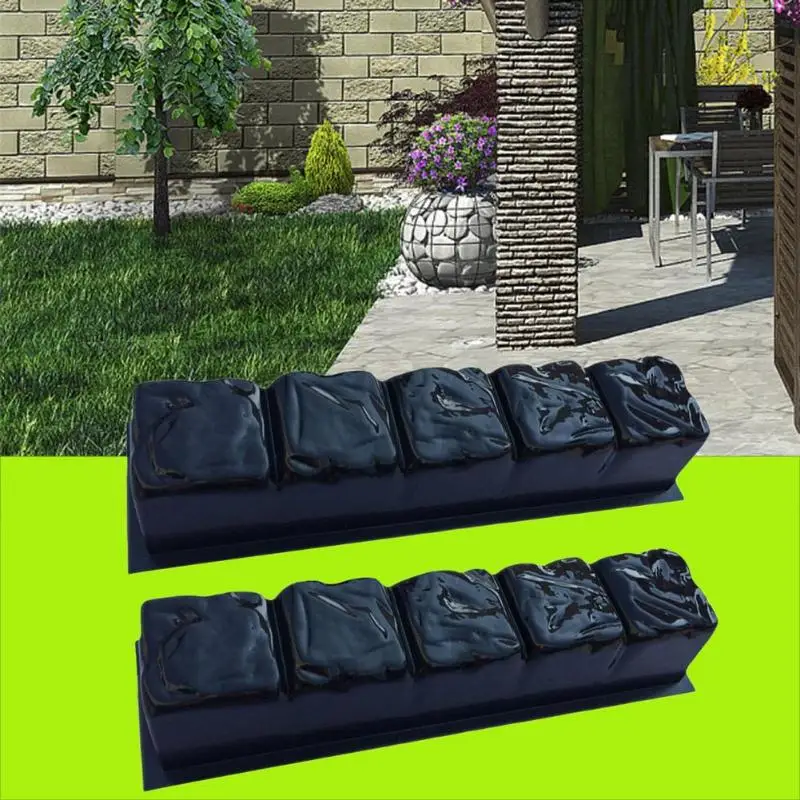 2 шт. DIY садовая дорожка плитка форма для производства брусчатки домашняя дорога бетон дорога каменная дорожка форма очень подходит для троп террасы 63*17*11,5 см