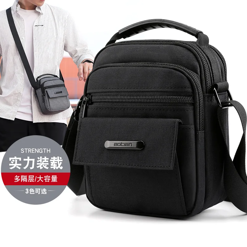 

2019 New Style Men's Bag Shoulder Bag Shoulder Bag Lightweight Waterproof Oxford Cloth Men Hand Mini Bag