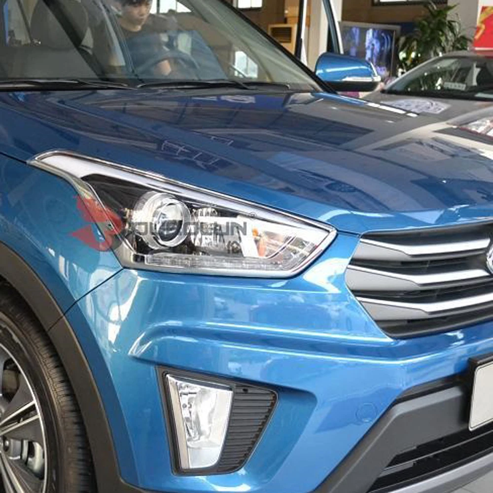 

Хромированный налобный фсветильник из АБС-пластика для Hyundai Cantus Creta ix25 2014-2017 2018 2019