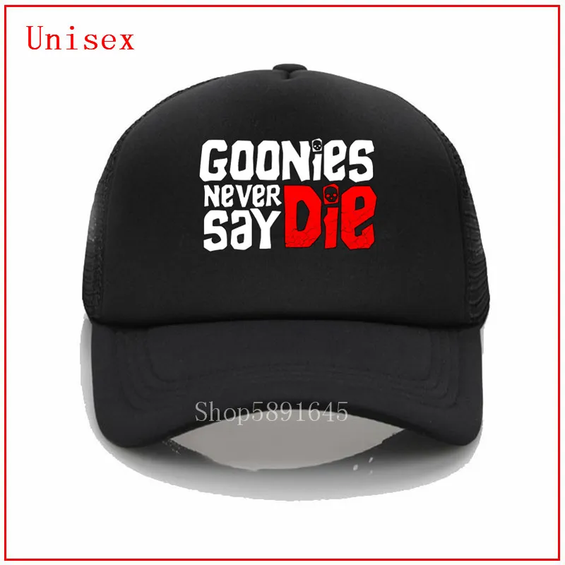 Новый Стиль Регулируемая Goonies never say distressed вышивка хлопок бейсбольная шляпа для