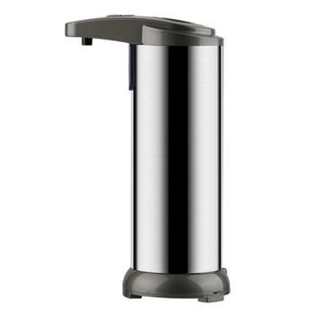 

Automatic Soap Dispenser Pump Infrared Sensing Stainless Steel Liquid Soap Holder Shampoo Dispenser Bathroom Liquid Foam
