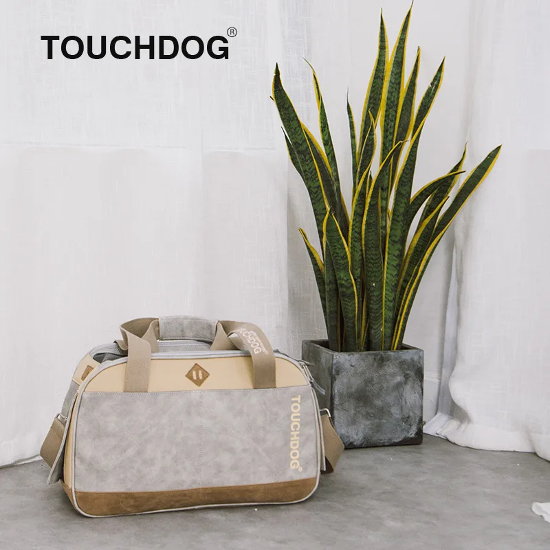 

Pet Bag Cat Dog Backpack Single Shoulder Oblique Across The Prepuce Texture PU for Easy Travel