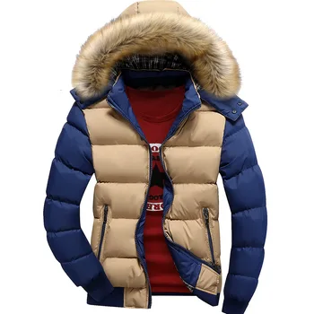 

2019 Hot Fashion Hooded Men's Winter Jacket Thick Warm Winter Coat Windproof Parka Mens Jacket Clothes