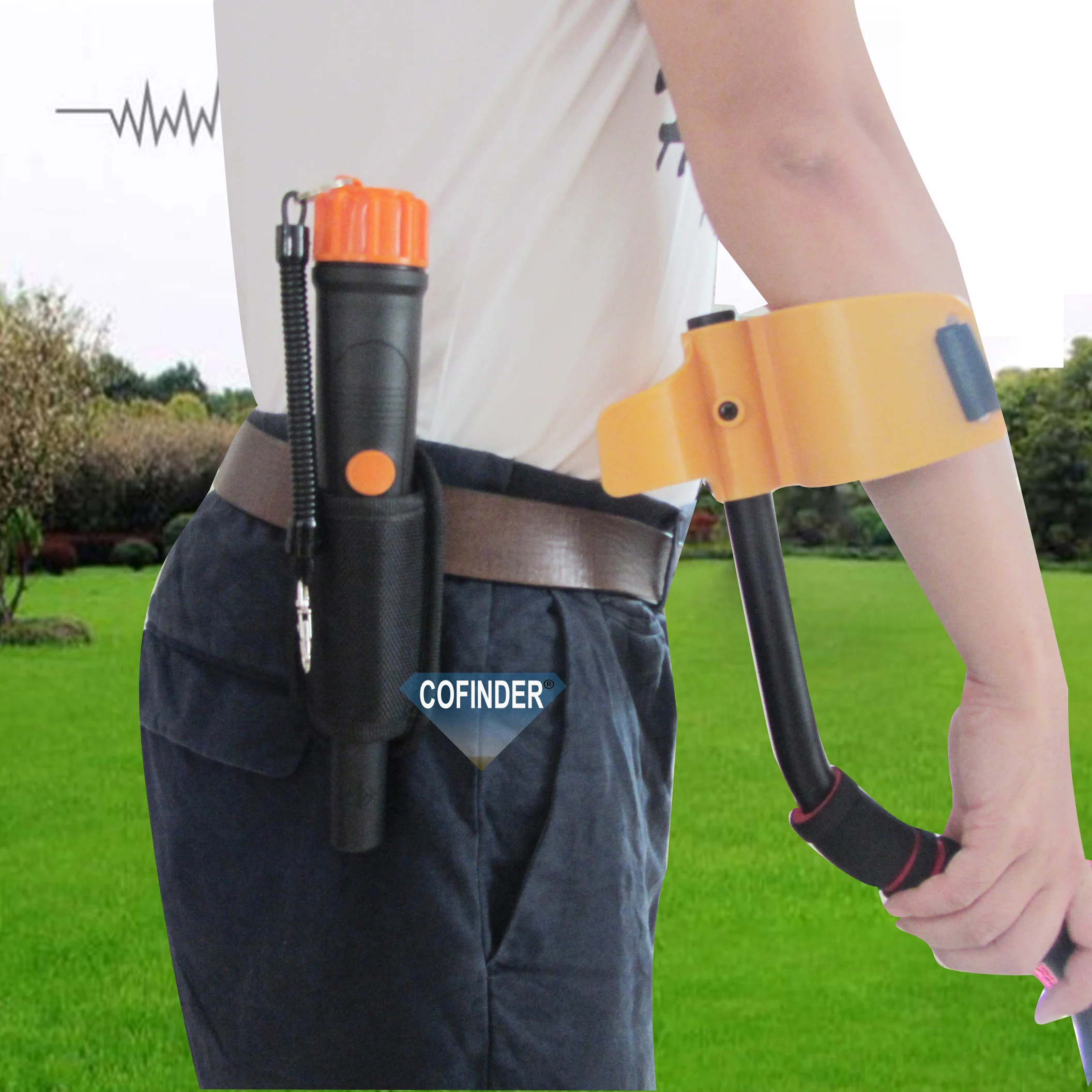 

Super High Sensitivity Underwater Pinpointing Handheld Metal Detector MD-720 Used Together with Underground Metal Detector