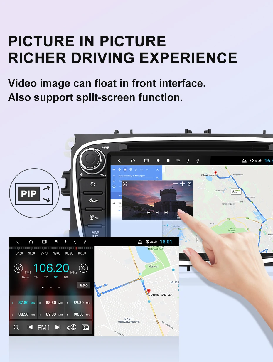 Flash Deal Isudar H53 Android 2 Din Autoradio For FORD/Focus/Mondeo/S-MAX/C-MAX/Galaxy Car Multimedia Player GPS 8 Core RAM 4G 64GB DSP DVR 19