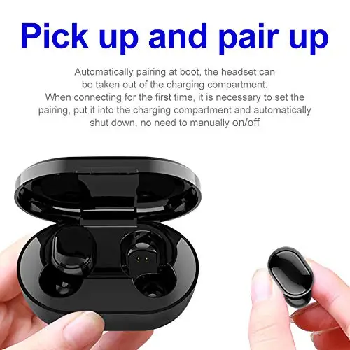 M1 Bluetooth Headsets Wireless Earbuds 5 0 TWS Earphone Noise Cancelling Mic for iPhone Xiaomi Huawei Samsung