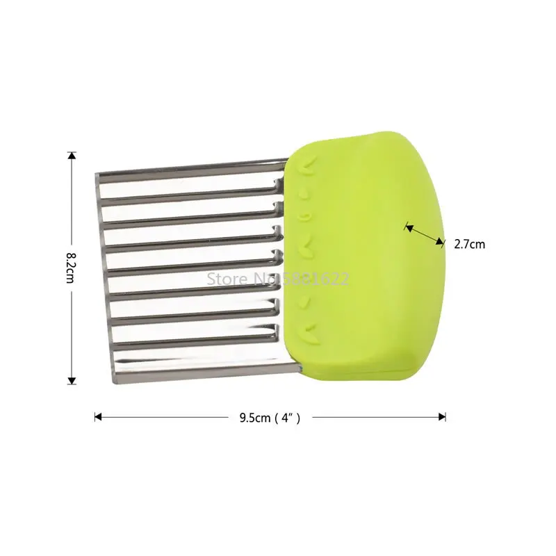 Wavy French Fries Cutter Stainless Steel Potato Slicer Vegetable Chopper Veggie Slicer Durable Kitchen Gadgets Cutter
