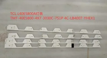 

1set=4pcs 7 lamps For TCL L40E5800A-UD LED Backlight 40HR330M07A1 4C-LB4007-HR2 TMT-40E5800-4X7-3030C-7S1P
