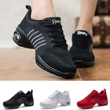 Женские кроссовки для отдыха; легкие удобные дышащие Спортивные Повседневные туфли для танцев