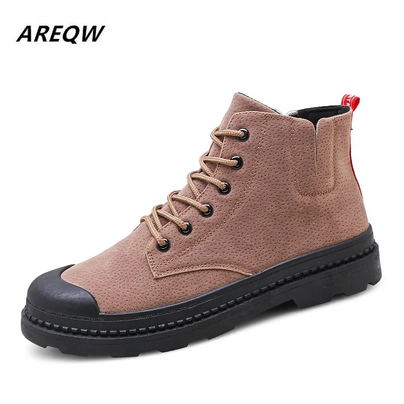 2019 повседневные ботинки в британском стиле ретро для студентов мужские уличные