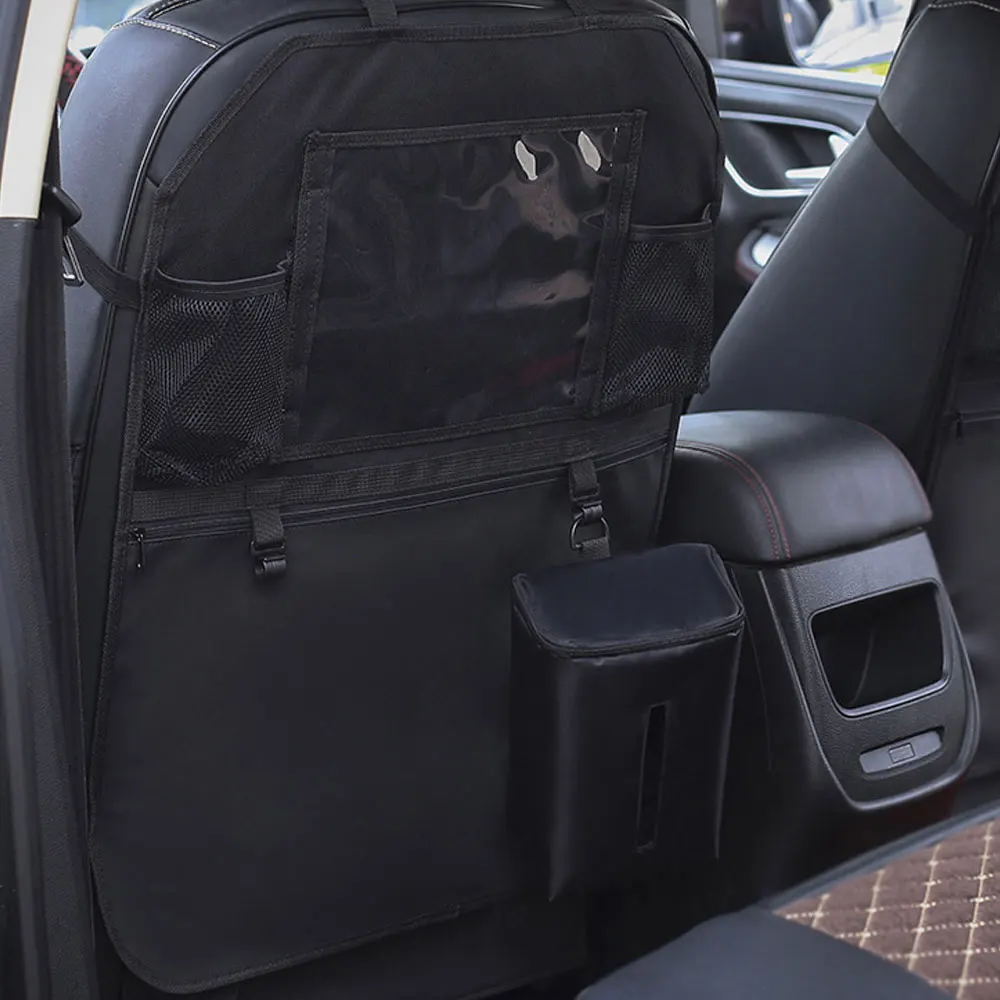 Car Seat Back Organizer Tablet Bottle Hanging Storage Bag with Multi Storage Bags Multi-functional Hanging Holder New
