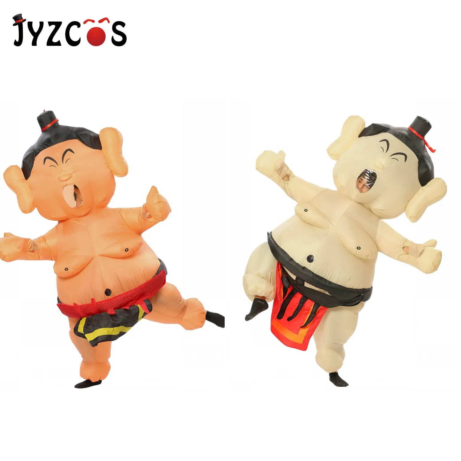 JYZCOS, новинка, надувной костюм сумо, косплей, комбинезон, унисекс, костюм для взрослых, вечерние, на карнавал, Рождество, Хэллоуин, косплей, костюмы
