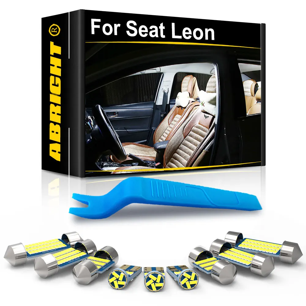 Светодиодная подсветка для салона автомобиля Canbus Seat Leon MK2 MK3 MK1 1 2 3 1M 1P 5F 1999-2003 2004 2005