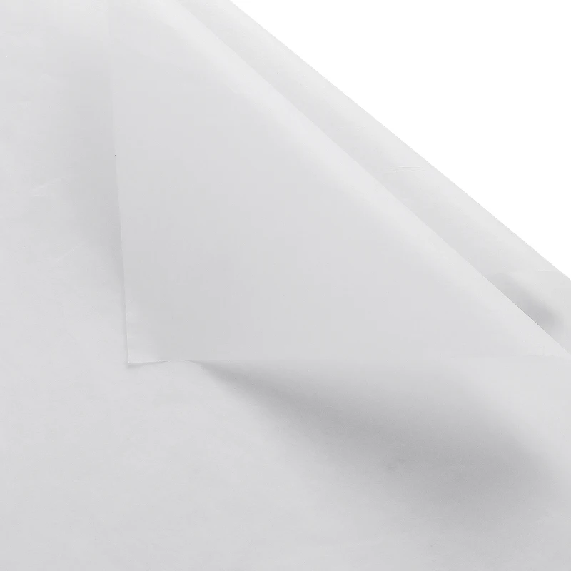 40 шт. Подарочная тканевая бумага сплошной цвет сиднейская бумага корейский букет основа подкладка оберточная бумага материал Цветочный декор - Цвет: 111 White