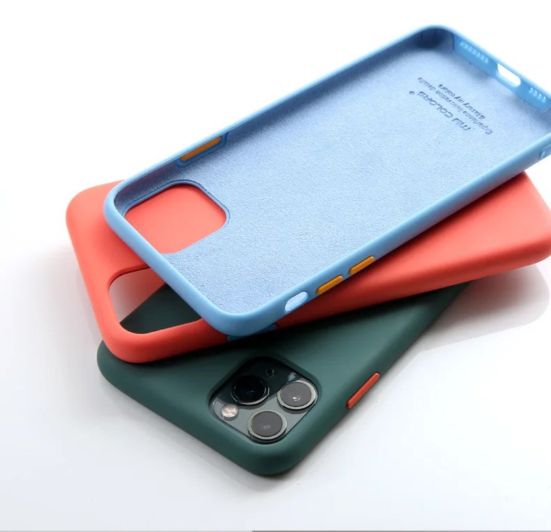 Чехол для телефона карамельного цвета iPhone 11 Pro Max X XS XR Мягкий ТПУ силиконовый