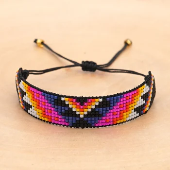 

Go2boho MIYUKI Bracelet For Women Boho Jewelry Rainbow Bracelets On Hand 2020 Pulseras Mujer Moda Bohemian Gift Batch Wholesale