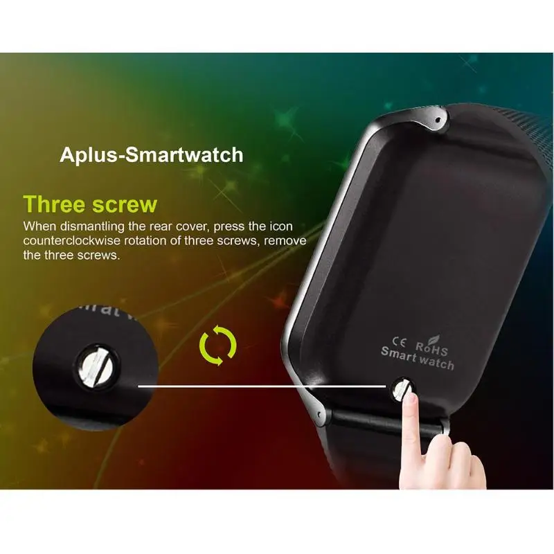 Распродажа Aplus GV18 Bluetooth Смарт часы телефон mate 1,5" GSM NFC камера sim-карта Bluetooth подключение для Android