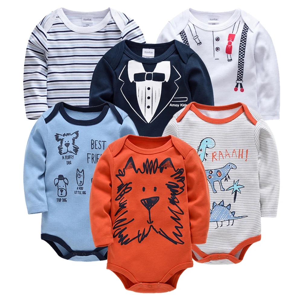 Honeyzone Winter Baby Clothes Full Sleeve Cotton Body bebe Cute Cartoon Baby roupa de bebe Body Boy Girl Clothes