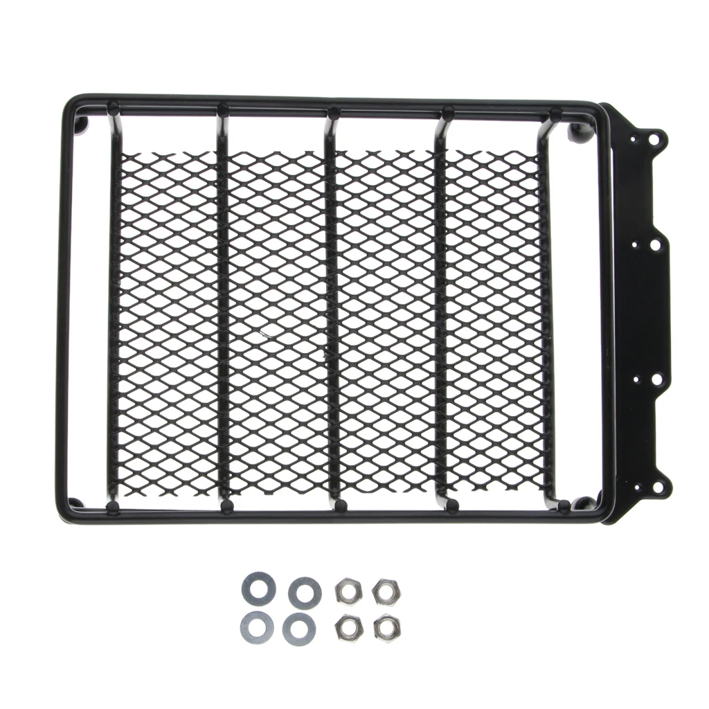 Top Storage Roof Rack Cargo Luggage Carrier Basket with Metal Black
