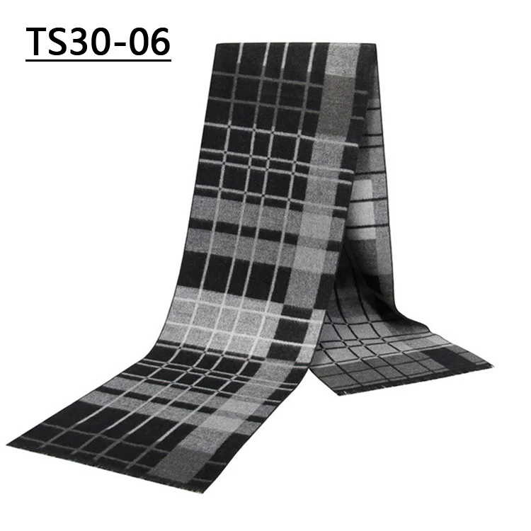 NEW TS30-6 YISHLINE, роскошный бренд, мужской кашемировый шарф, толстые, зимние, вискозные шарфы, плед, осень, теплый, длинный шейный платок, мужской шарф, шарф, мужской - Цвет: NEW TS30-6