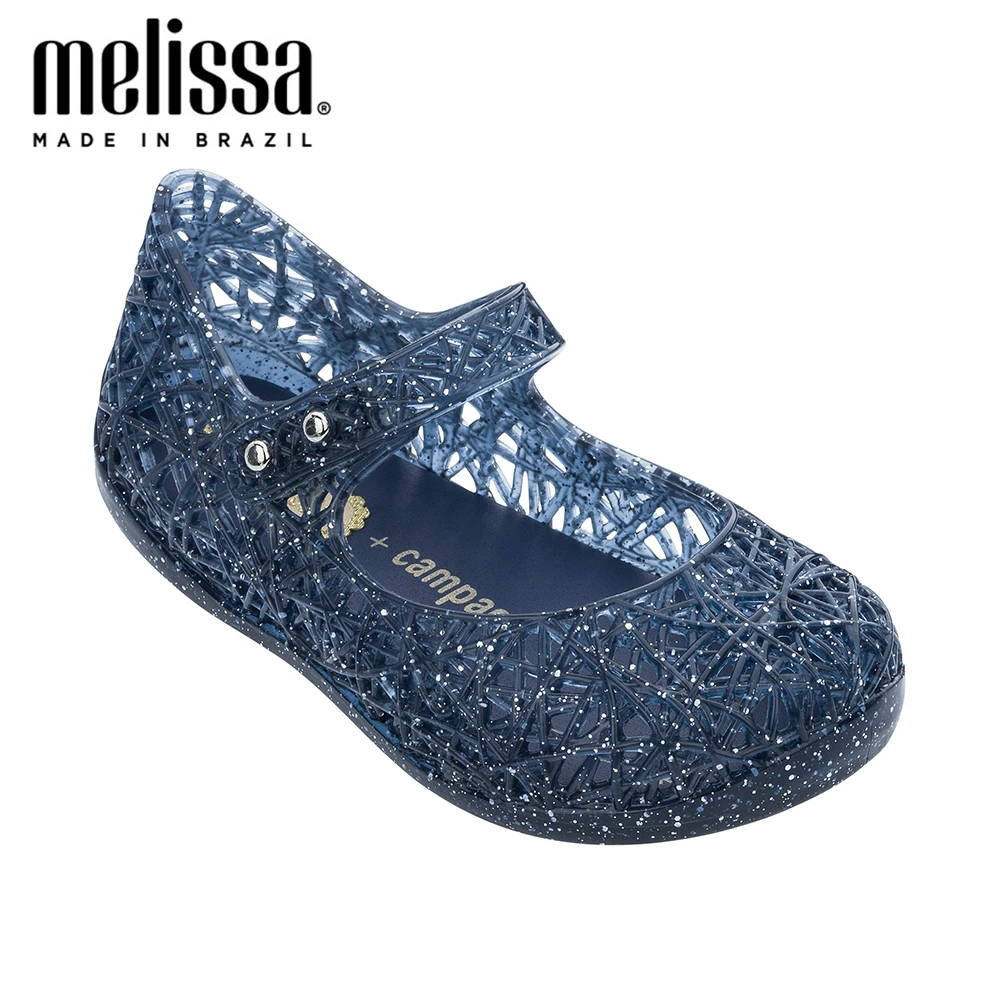 Mini Melissa Campana 7 Colors Hollow Girl Jelly Shoes Beach Sandals 2021 New Baby Shoes Melissa Sandals Kids Princess Shoes slippers for boy
