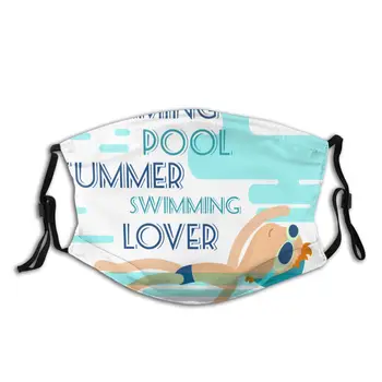 

protective mask with filter Swimming Pool Summer Swimming Lover anti dust PM2.5 reuse adult teen child girl