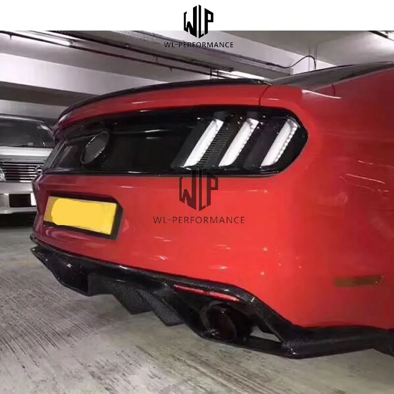 Высокое качество углеродное волокно задний диффузор для губ комплект кузова