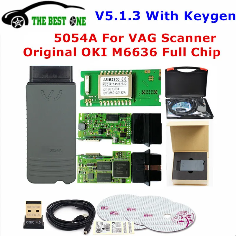 2021 новейший ODIS V5.1.6 5054A оригинальный OKI полный чип 5054 Bluetooth AMB2300 UDS 6154 WIFI 6154A для VAG