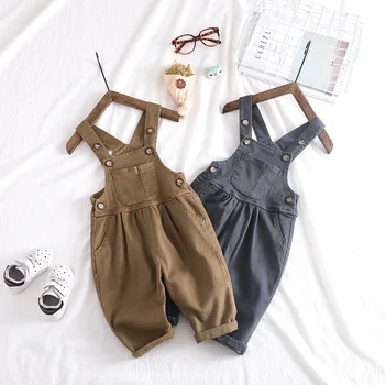 

Autumn Baby Boys Pants Children Casual Overalls Bebe Casual Pants Child Bib Pants Boys Cute Overalls Newborn Jumpsuit