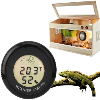 

2 in 1 LCD Display Digital Aquarium Thermometer with Suction Cup for Fish Tank Insect Reptile Terrarium Water Temperature Meter