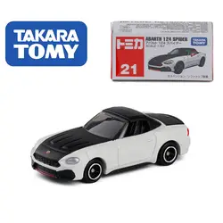 Такара TOMY 1:57 Abarth 124 Spider #21 литая модель автомобиля Игрушечная машина игрушки для мальчиков