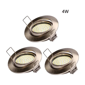 

3pcs Flush Simple Bedroom Fixture Round Living Room Decoration LED Lamp Embedded Ceiling Light Kitchen Modern Home Practical