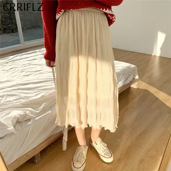 

Dress Women A-line Polyester Solid Casual Mid-calf Empire CRRIFLZ