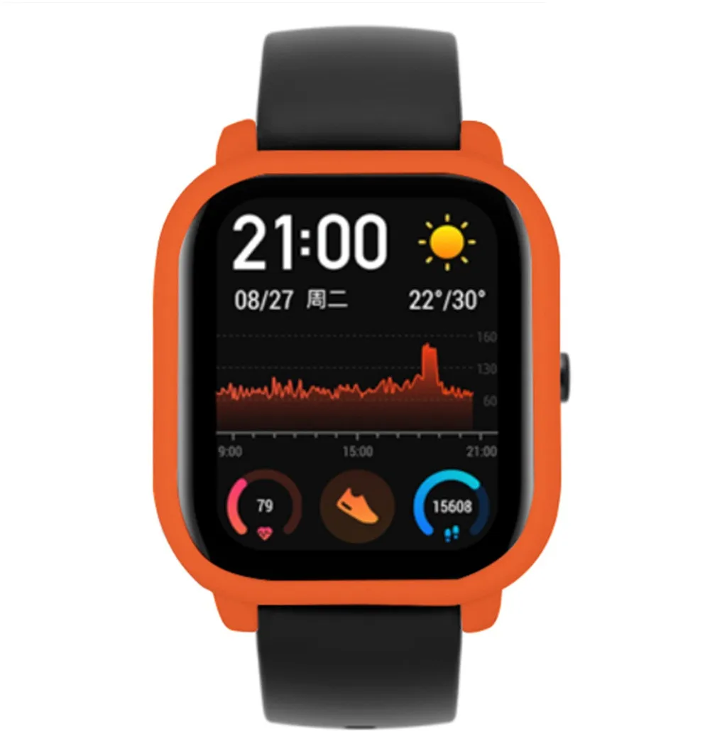 Чехол для Xiaomi Huami Amazfit GTS Smart Watch TPU силиконовый защитный чехол сменная пленка Защитная крышка 19Sep