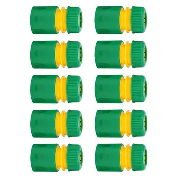 

10Pcs 1/2" Garden Tap Water Hose Pipe Quick Connectors Irrigations Thread Joint System In Garden Irrigation