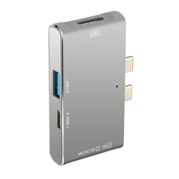 

YC212 Multifunctional 4K USB-C Type C USB3.0 USB3.1 Adapter HDTV Video Cable Reader Converter USB 3.0 for