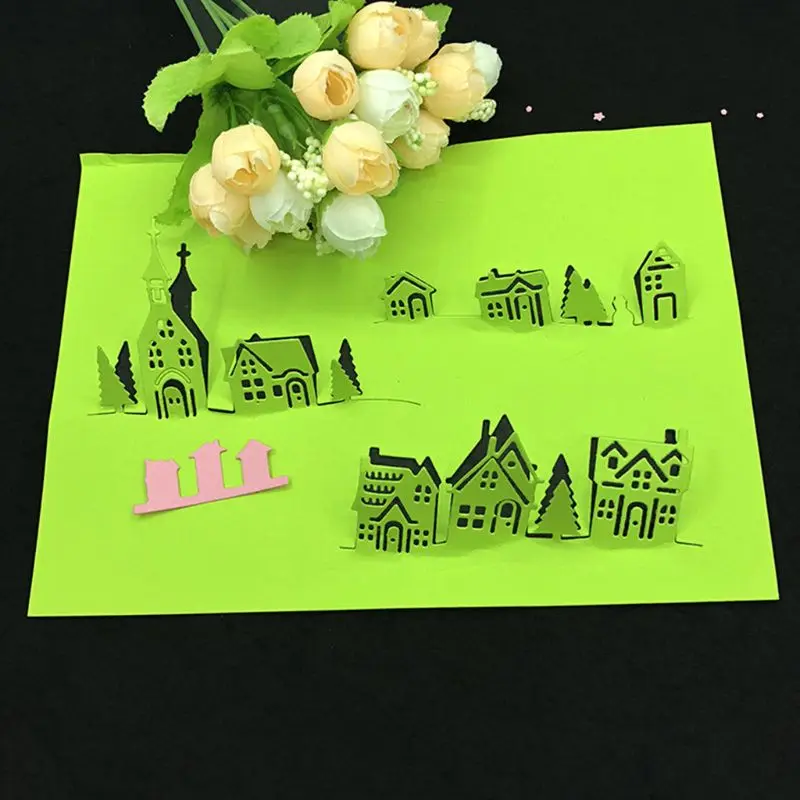 Christmas Metal Die cutting Dies For DIY Scrapbooking Photo Album Decorative Embossing Folder Stencil